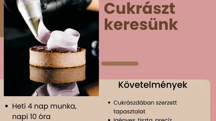 Cukrász állás Debrecen - Májer