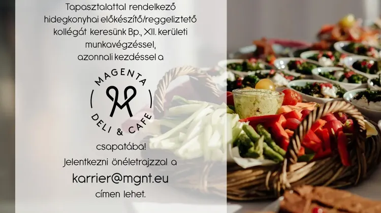 Reggeliztető szakács állás Budapest - Magenta Deli & Cafe