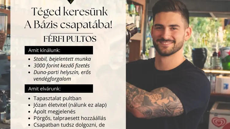 Pultos állás Budapest - Kilences Körzet kft