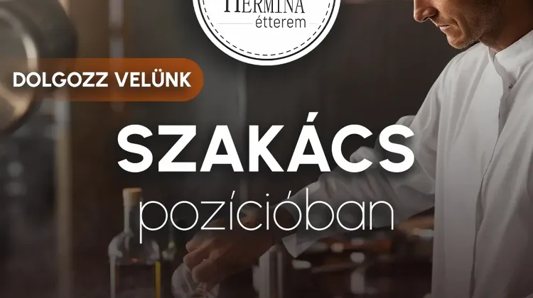 Szakács állás Halásztelek - Hermina étterem