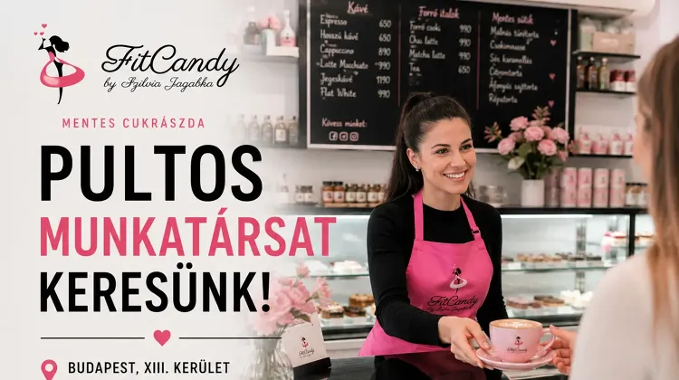 Pultos állás Budapest - FitCandy Cukrászda