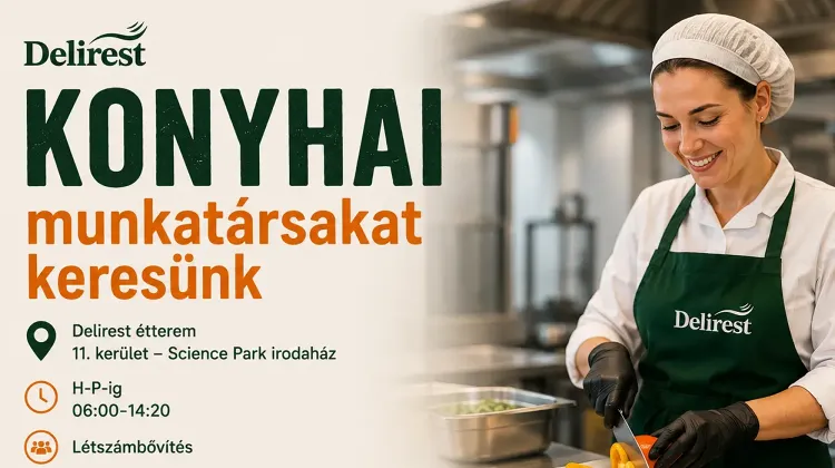 Konyhai kisegítő állás Budapest - Delirest