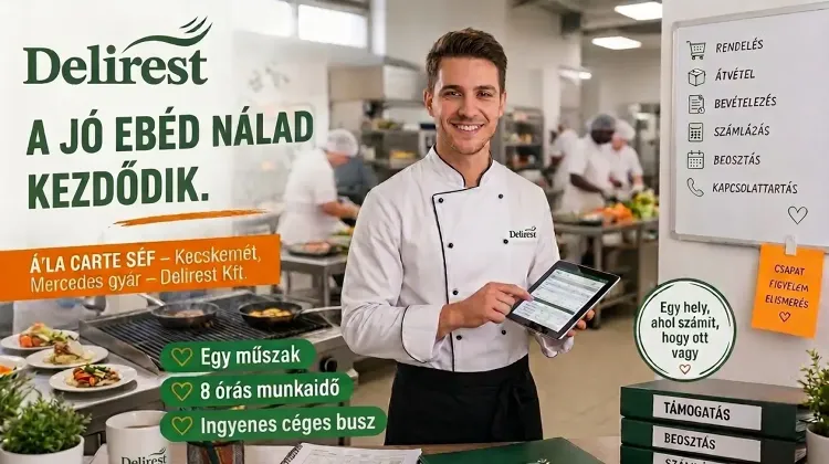 Séf állás Kecskemét - Delirest